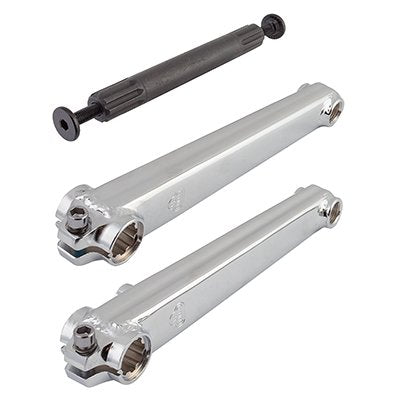 SE BIKES Crankarm Set BMX V-Ridge 180 3Pc 19mmx8T Spline Cp W/BB Axle