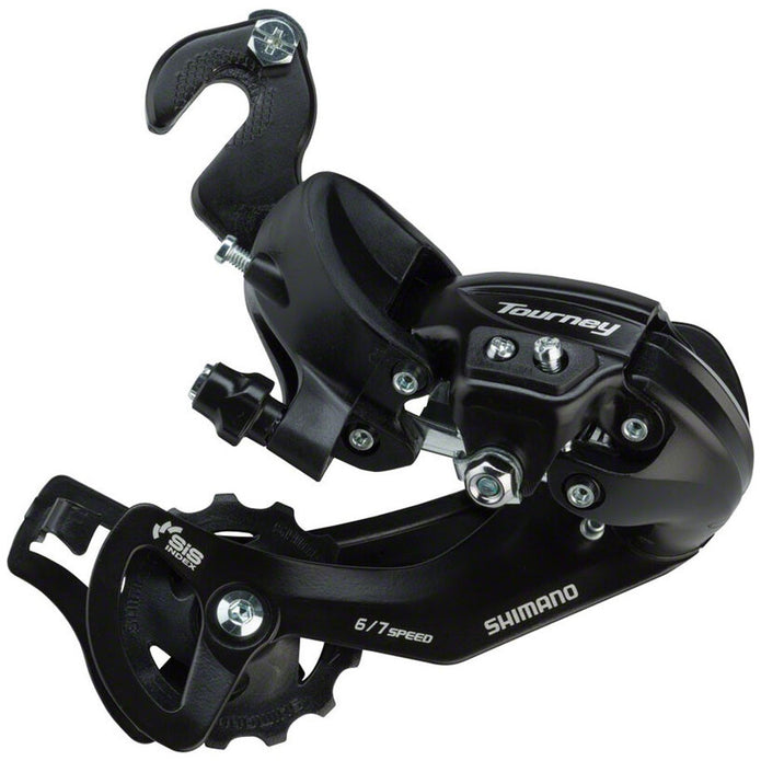 Shimano Tourney RD-TY300-SGS Rear Derailleur - 6,7 Speed, Long Cage, Black, Shimano Rear Direct Mount