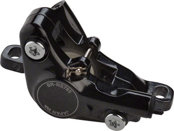 Shimano BR-RS785 Hydraulic Disc Brake Caliper With Resin Pads With Fins, Front or Rear
