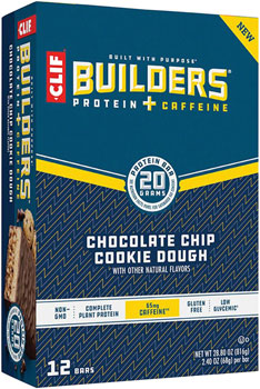 Clif Builder's Bar - Chocolate Chip Cookie Dough w/ Caffeine