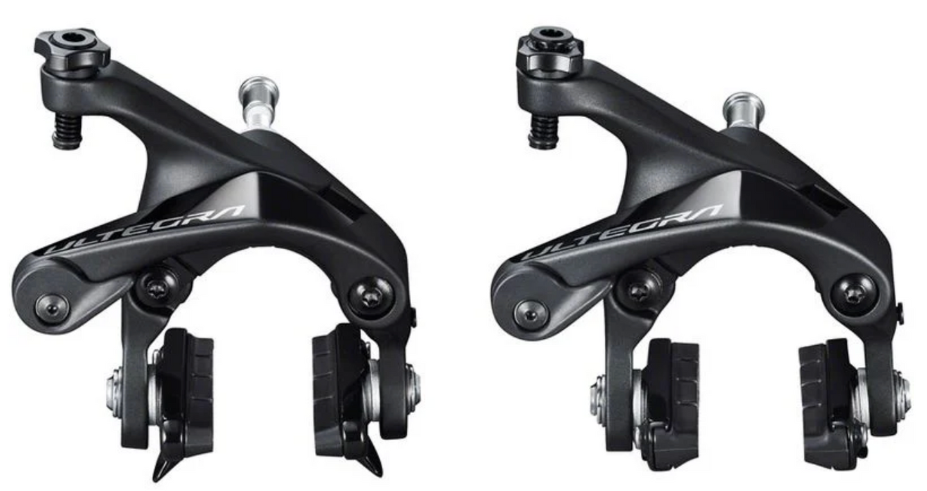 Shimano Ultegra BR-R8100 Road Caliper Brake Set - Front and Rear, Dual Pivot