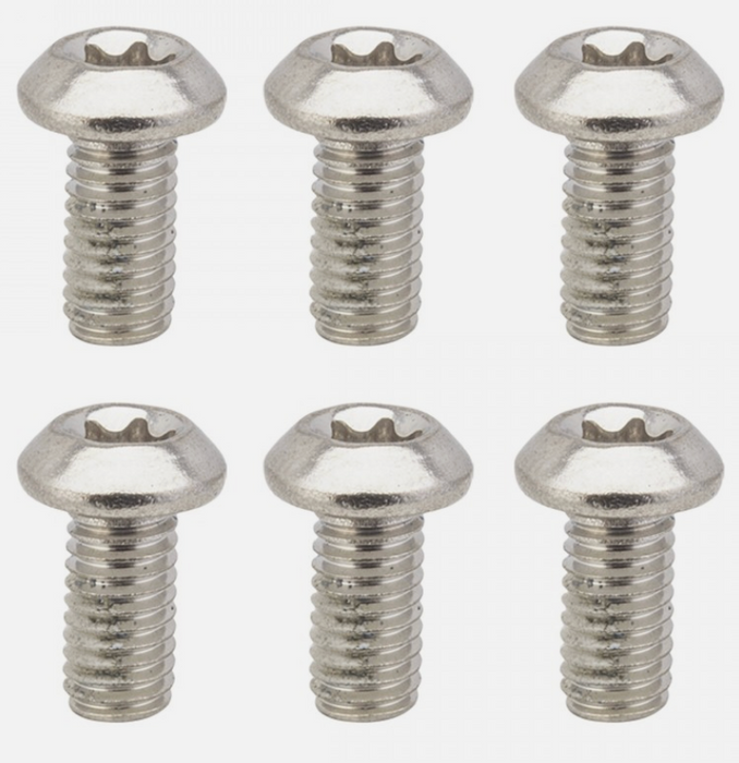 Sunlite M5x10mm Corrosion-Resistant Steel Disc Rotor Bolts Set of 6