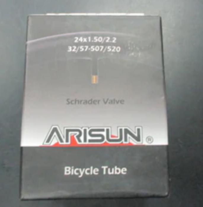 ARISUN 24x1.50/2.2 Shrader Valve Bicycle Tube