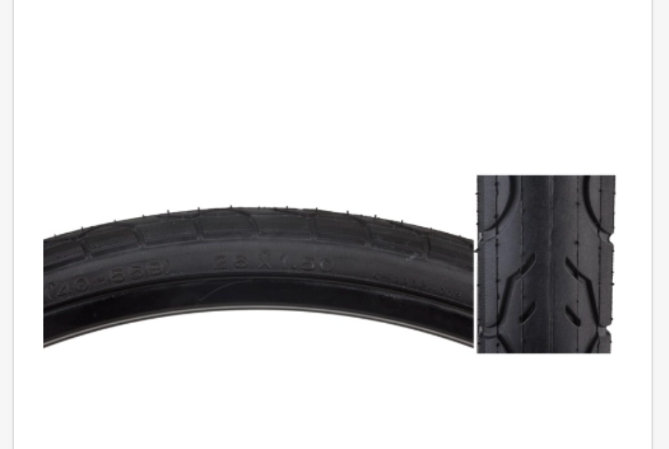 KENDA Kwest 26x1.5 Blackwall Tire 100 PSI