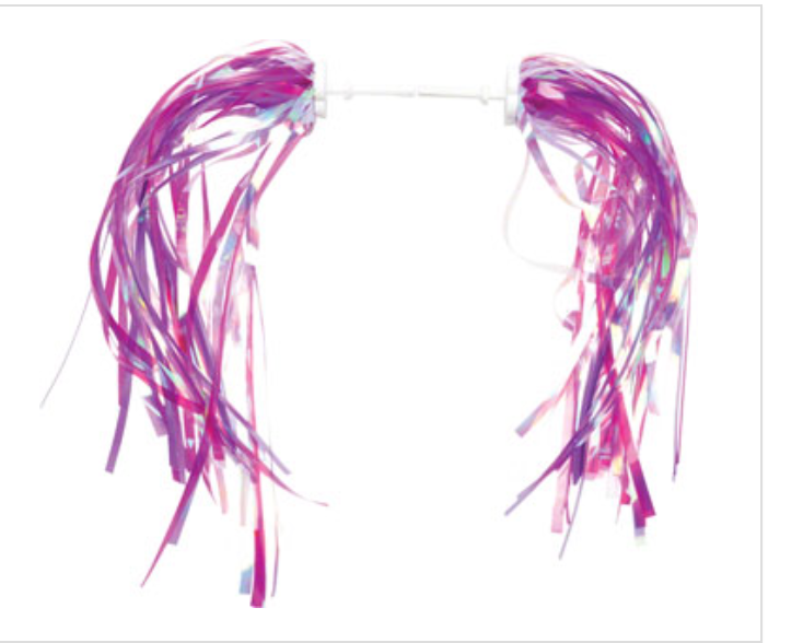 Dimension Kid's Bike Streamers: Magenta/Pink~ Pair
