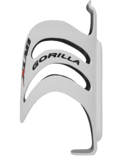 XLAB Gorilla HG Water Bottle Cage: White/Black
