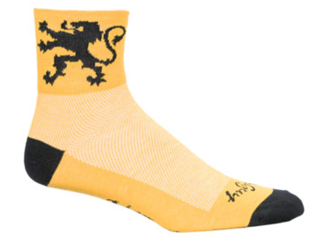 SockGuy Classic Lion of Flanders Socks - 3"
