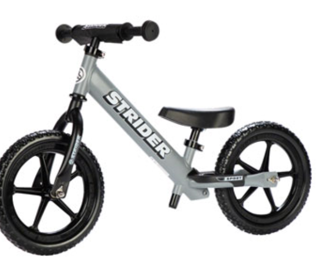Strider 12 Sport Balance Bike - Matte Gray