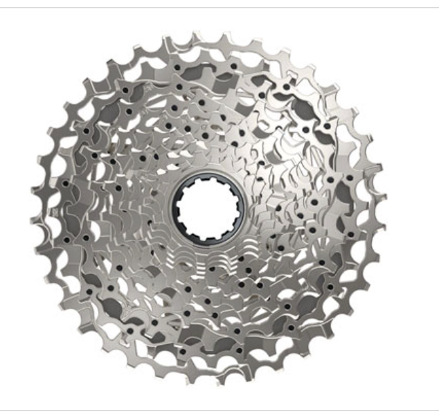 SRAM Rival AXS XG-1250 Cassette - 12-Speed, 10-36t, Silver, For XDR Driver Body, D1