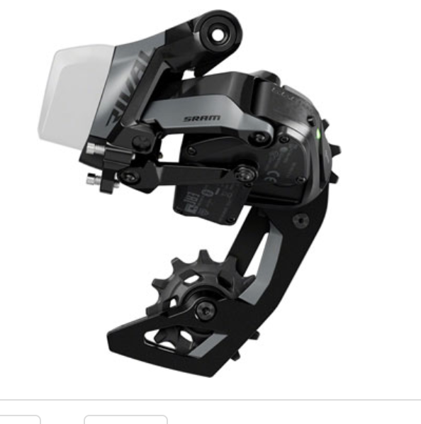 SRAM Rival AXS Rear Derailleur - 12-Speed, 36t Max, (Battery Not Included), Aluminum Cage, Black, E1