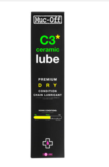 Muc-Off C3 Dry Ceramic Bike Chain Lube - 120ml, Drip