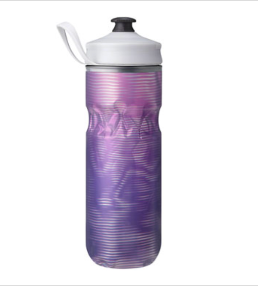 Hydrapak Polar Sport Pulse Insulated Water Bottle - 20oz, Purple