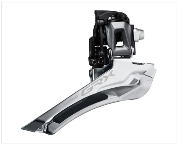 Shimano GRX FD-RX810-F Front Derailleur - 11-Speed, Double, Braze-On, 50t Max