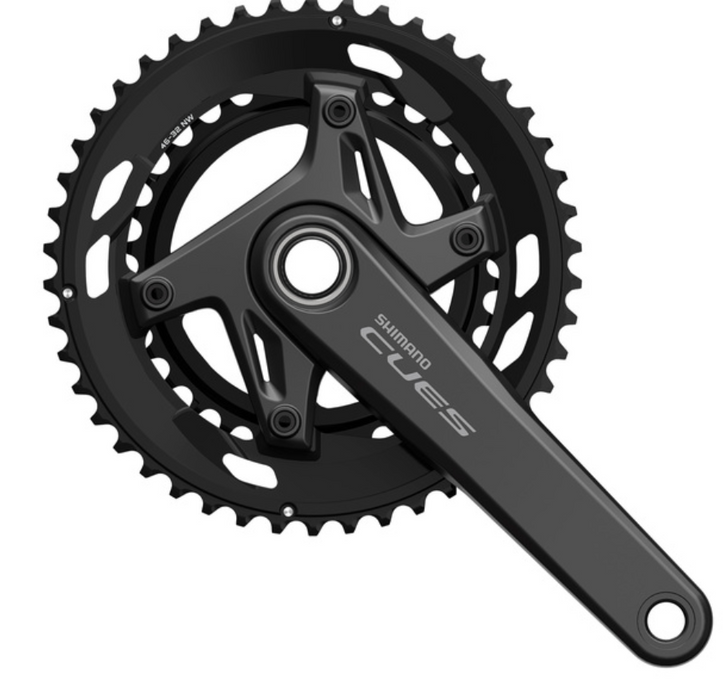 FRONT CHAINWHEEL, FC-U6030-2, CUES, FOR REAR 9/10-SPEED, 2-PCS FC, 165MM, 50-34T W/O CG, W/O BB PARTS