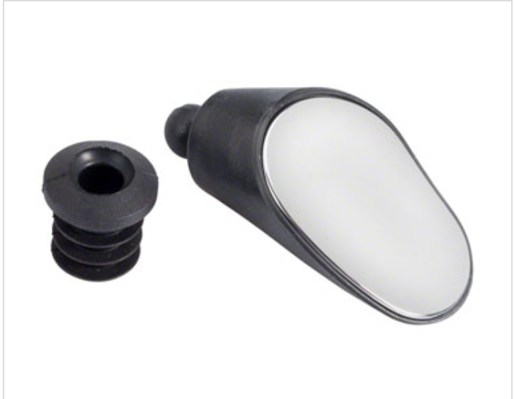 Sprintech Dropbar Mirror: Single~ Black