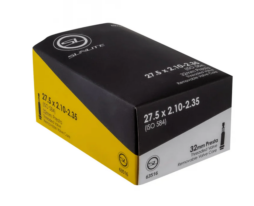 SUNLITE Standard Presta Valve 27.5x2.10-2.35 Tube 32mm