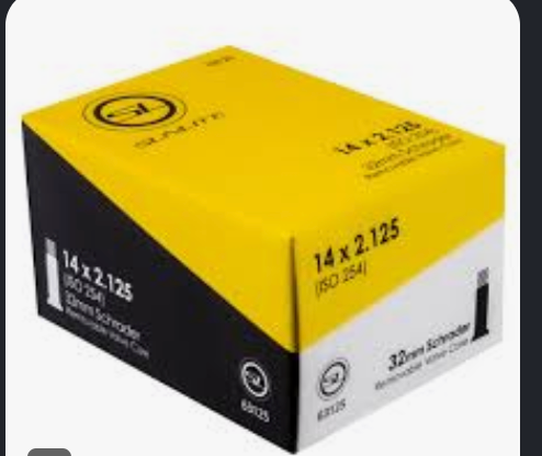 Sunlite Standard Schrader Valve Tube 14-inch