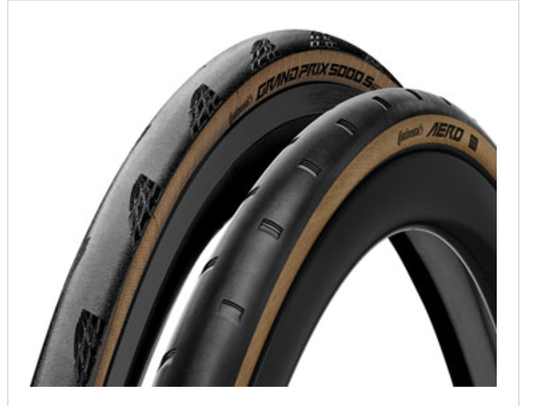 Continental Tour de France Tire Set - Aero 111 700 x 29 Front / Grand Prix 5000 S TR 700 x 30 Rear, Tubeless, Folding, Black/Transparent