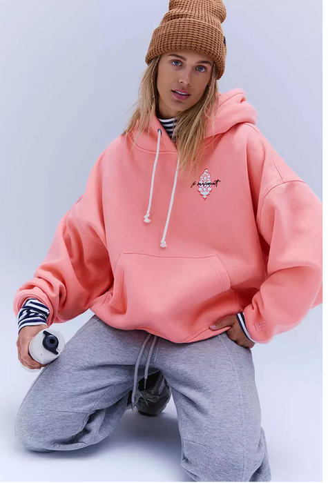 Free People Final Call Front Logo Hoodie