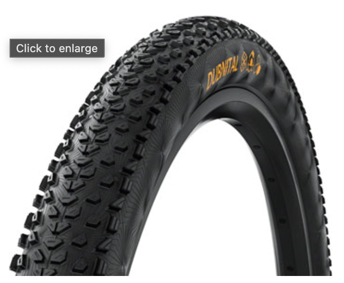 Continental Dubnital Tire - 29 x 2.40, Tubeless, Folding, Black, Grip, Trail Casing, E25