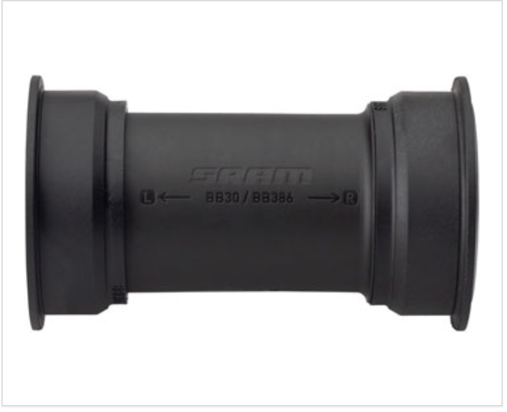 SRAM DUB PressFit BB386 Bottom Bracket - 386 EVO, 86mm, Road, Black