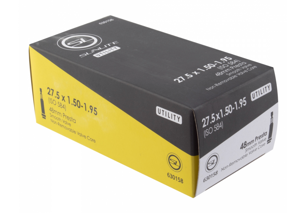 Sunlite Utili-T Standard Presta Valve Tubes 27.5x1.50-1.95