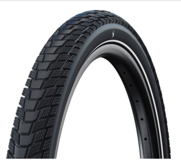 Schwalbe Motion Pick-Up Tire - 20 x 2.60, Clincher, Wire, Black/Reflex, Standard, Super Defense, Addix, E-50