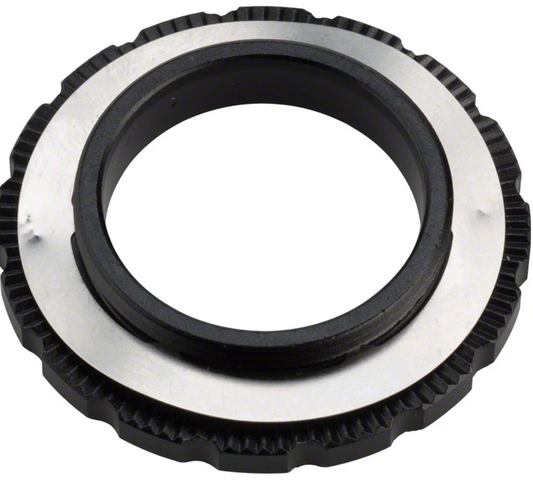 Shimano XT M8010 Outer Serration Centerlock Disc Rotor Lockring, for use with 12/15/20mm Axle Hubs