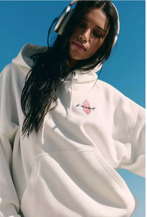 Free People Final Call Front Logo Hoodie