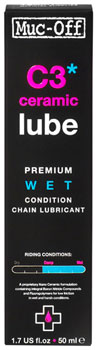 Muc-Off C3 Wet Ceramic Bike Chain Lube, Drip